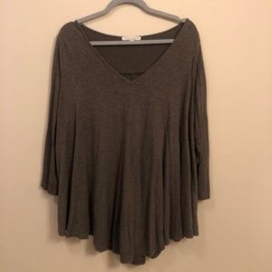 Green Envelope Plus Size Blouse